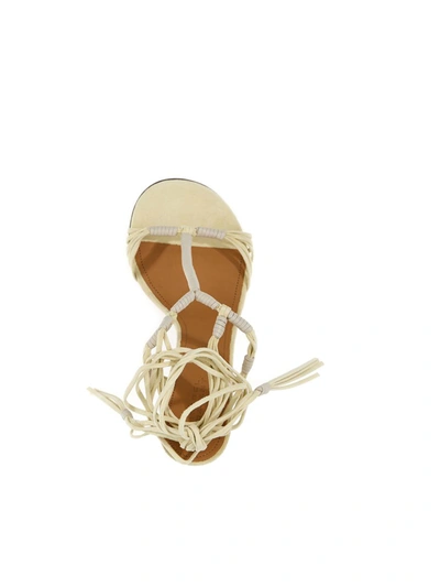 Shop Isabel Marant 'arja' Sandals In White