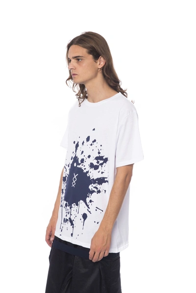 Shop Nicolo Tonetto White Cotton Men's T-shirt