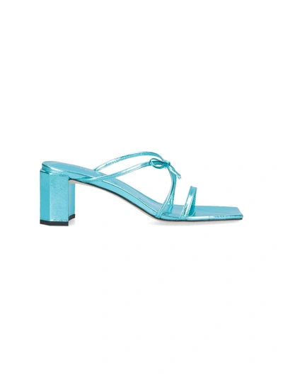 Shop By Far Sandals In Blue