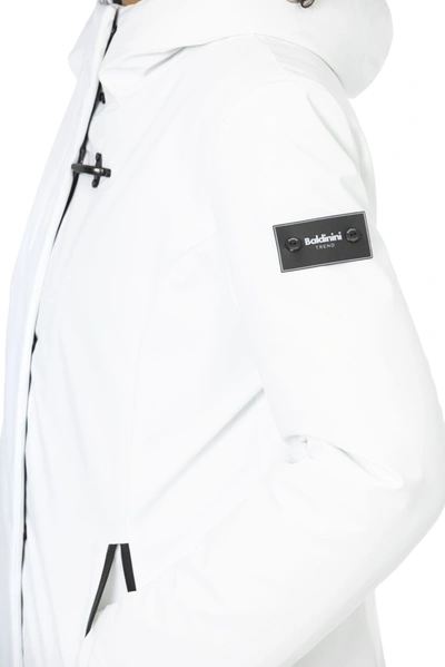 Shop Baldinini Trend White Polyester Jackets &amp; Women's Coat