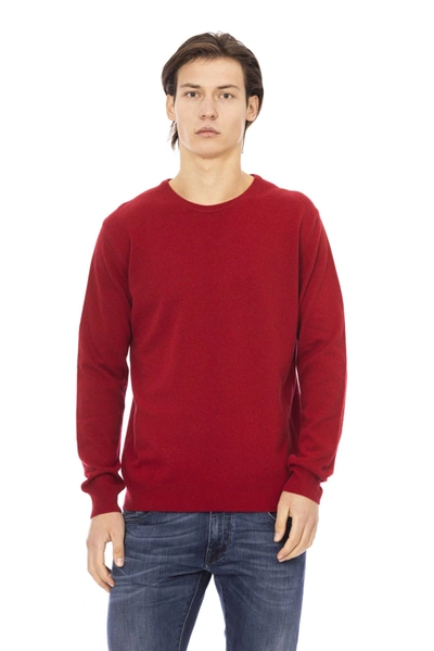 Shop Baldinini Trend Red Wool Men's Sweater