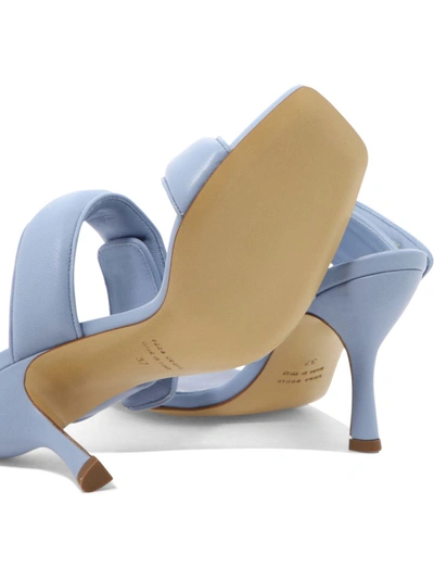 Shop Gia Borghini "perni 03" Sandals In Blue