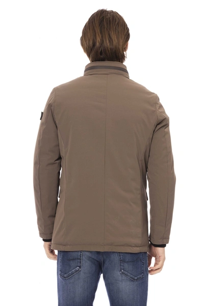 Shop Baldinini Trend Brown Polyester Men's Jacket