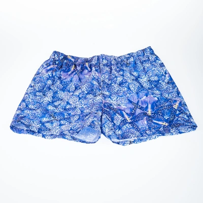 Shop Just Cavalli Beachwear Light-blue Polyester Men's Swimwear