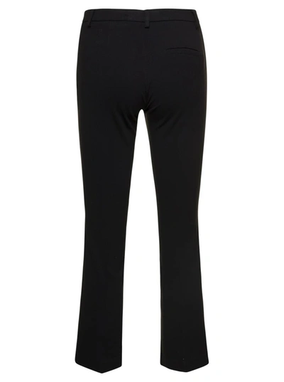 Shop Douuod 'punto Milano' Black Slim Pants Woman
