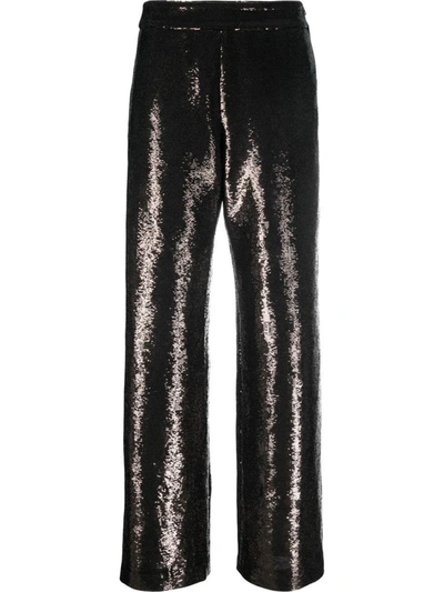 Shop Golden Goose Sequined Trousers In Grey
