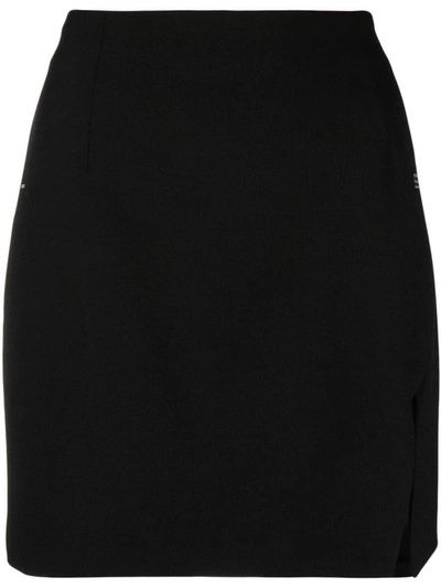 Shop Off-white Tailored Mini Skirt In Black