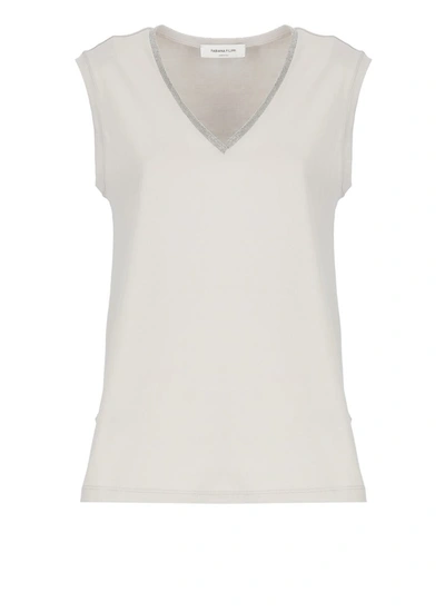 Shop Fabiana Filippi Top Natural