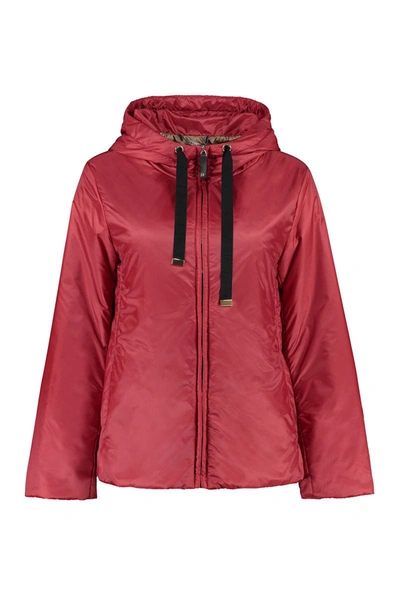 Shop 's Max Mara The Cube - Greenh Techno Fabric Jacket In Red