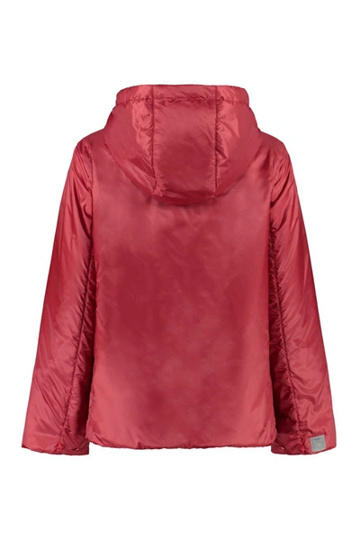 Shop 's Max Mara The Cube - Greenh Techno Fabric Jacket In Red