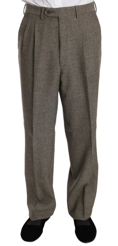 Shop Fendi Brown Wool Regular Single  Breasted Men's Suit