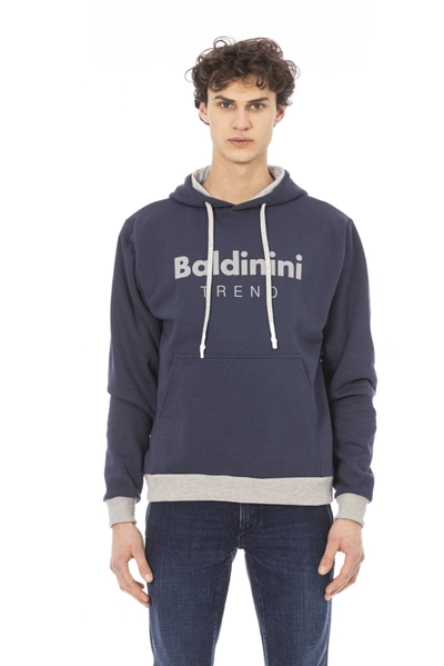 Shop Baldinini Trend Blue Cotton Men's Sweater