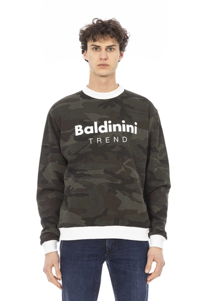 Shop Baldinini Trend Army Cotton Men's Sweater