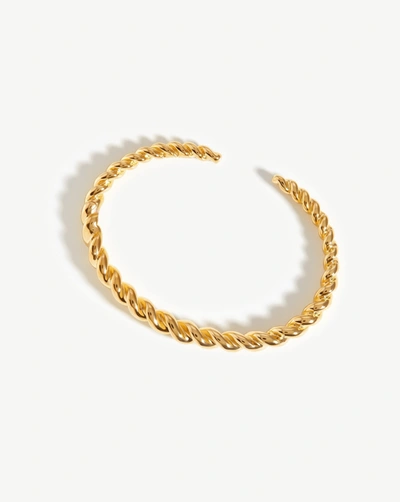 Shop Missoma Tidal Cuff Bracelet 18ct Gold Plated