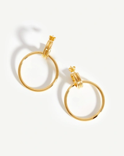 Shop Missoma Ancien Chandelier Hoop Earrings 18ct Gold Plated