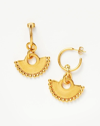 Shop Missoma Zenyu Chandelier Hoop Earrings 18ct Gold Plated