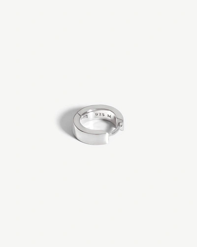 Shop Missoma Single Chubby Huggie Sterling Silver