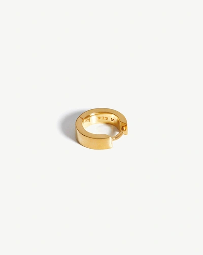 Shop Missoma Single Chubby Huggie 18ct Gold Plated Vermeil
