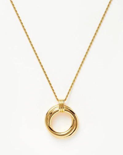 Shop Missoma Lucy Williams Entwine Necklace 18ct Gold Plated Vermeil