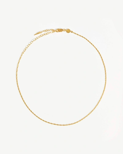 Shop Missoma Twisted Chain Choker 18ct Gold Plated Vermeil