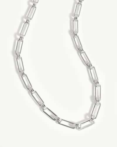Shop Missoma Aegis Chain Necklace Silver Plated