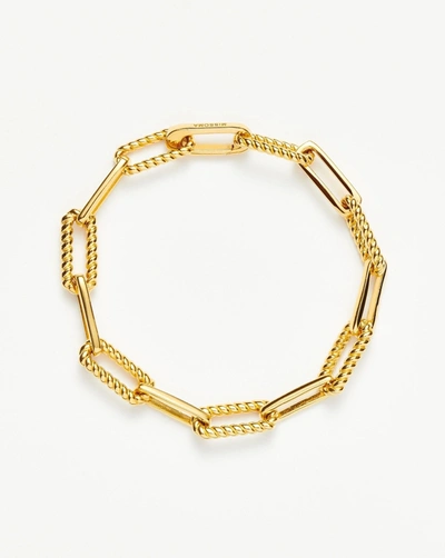 Shop Missoma Coterie Chain Bracelet 18ct Gold Plated