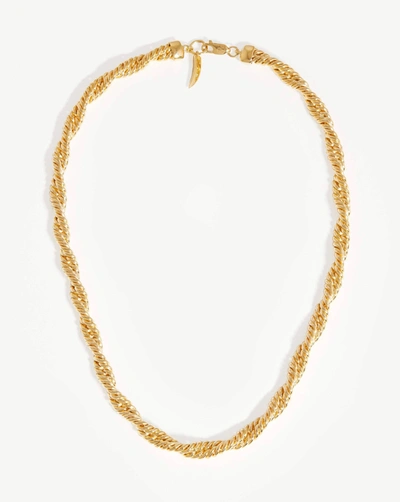Shop Missoma Marina Double Rope Necklace 18ct Gold Plated