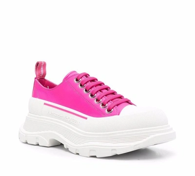 Shop Alexander Mcqueen Tread Slick Lace-up Sneakers In Multiple Colors