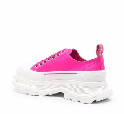 Shop Alexander Mcqueen Tread Slick Lace-up Sneakers In Multiple Colors