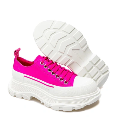Shop Alexander Mcqueen Tread Slick Lace-up Sneakers In Multiple Colors