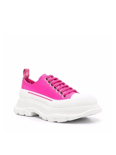 Shop Alexander Mcqueen Tread Slick Lace-up Sneakers In Multiple Colors