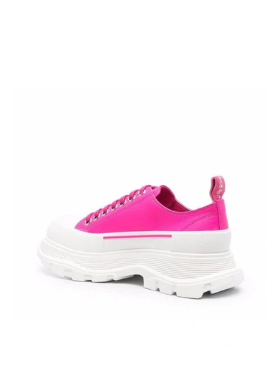 Shop Alexander Mcqueen Tread Slick Lace-up Sneakers In Multiple Colors