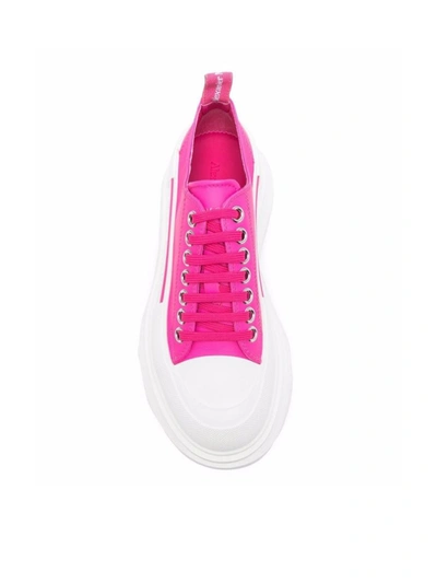 Shop Alexander Mcqueen Tread Slick Lace-up Sneakers In Multiple Colors