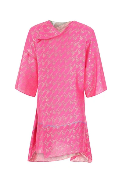 Shop Fendi Dress In Printed