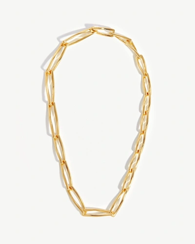Shop Missoma Graduated Chunky Twisted Link Necklace 18ct Gold Plated
