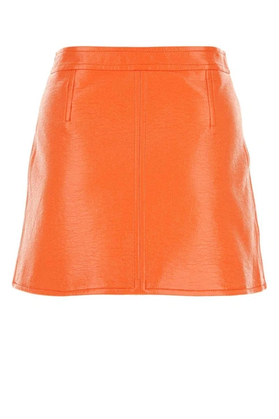 Shop Courrèges Courreges Skirts In Orange