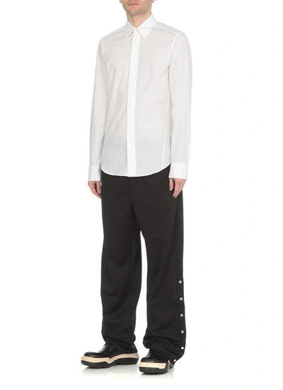 Shop Lanvin Shirts In Optic White