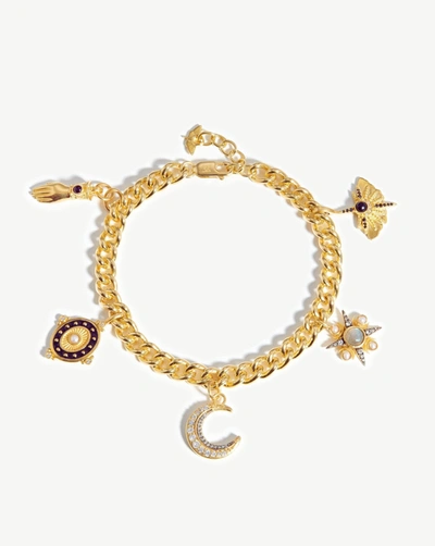 Shop Missoma Harris Reed Pearl Symbols Of Change Bracelet 18ct Gold Plated/pearl