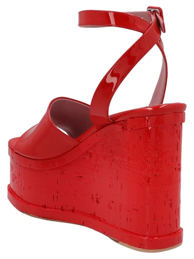 Shop Haus Of Honey 'lacquer Doll' Wedges In Red