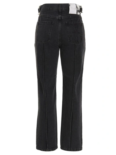 Shop Jw Anderson J.w. Anderson 'chain Link' Jeans In Black