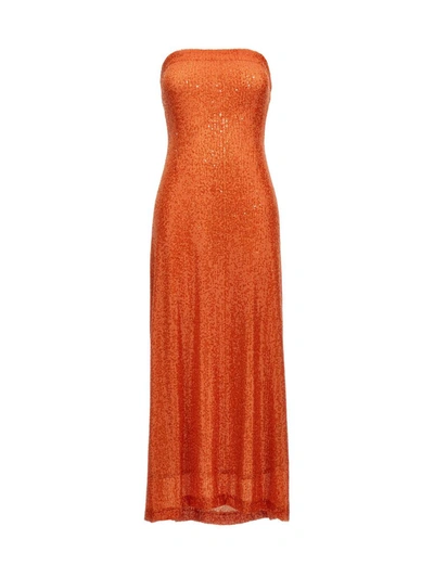 Shop Le Twins 'gina' Dress In Orange