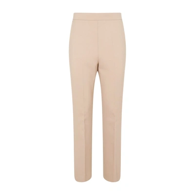 Shop Max Mara Nepeta Pants In Nude &amp; Neutrals