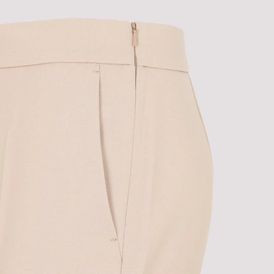 Shop Max Mara Nepeta Pants In Nude &amp; Neutrals