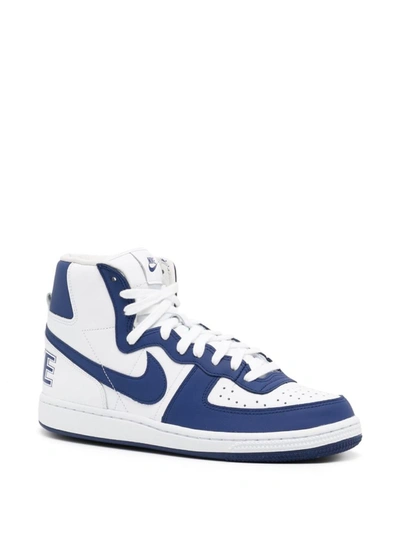 Shop Homme Plus X Nike Comme Des Garçons   Sneakers In Blue