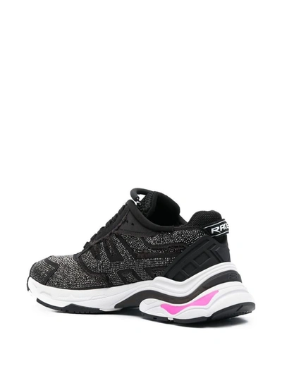 Shop Ash Race Satin Sneakers In Black