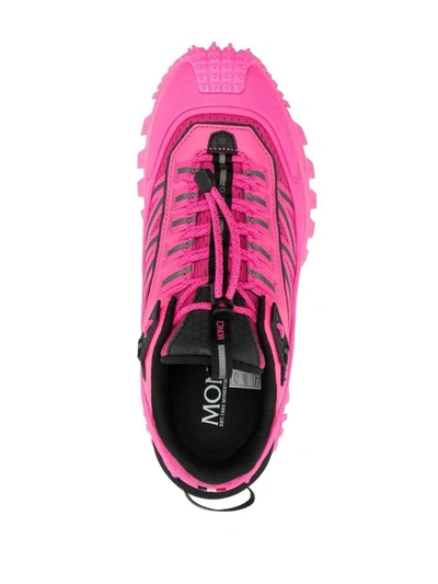 Shop Moncler Grenoble Fuchsia Trailgrip Sneakers In Pink