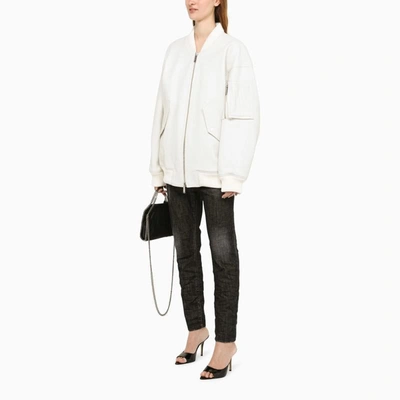 Shop Dsquared2 Bomber Jacket In White