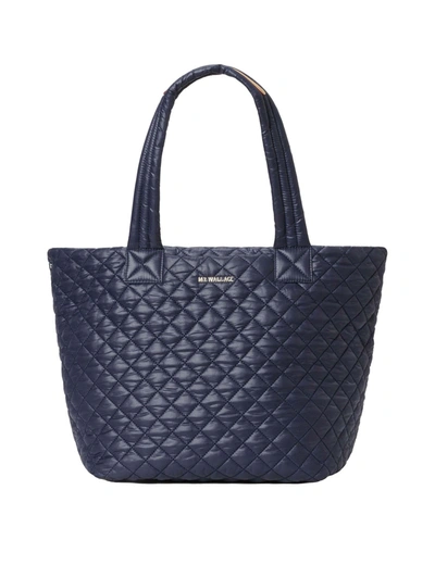 Shop Mz Wallace Medium Metro Tote Deluxe In Blue