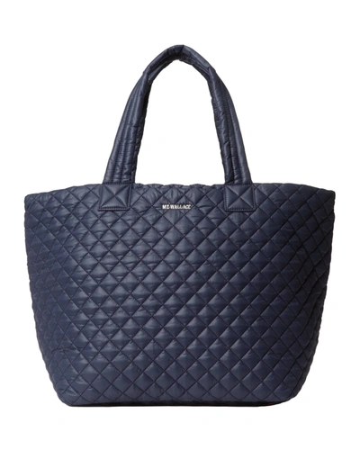 Shop Mz Wallace Large Metro Tote Deluxe In Blue
