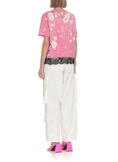 Shop Dsquared2 Trousers In Off-white